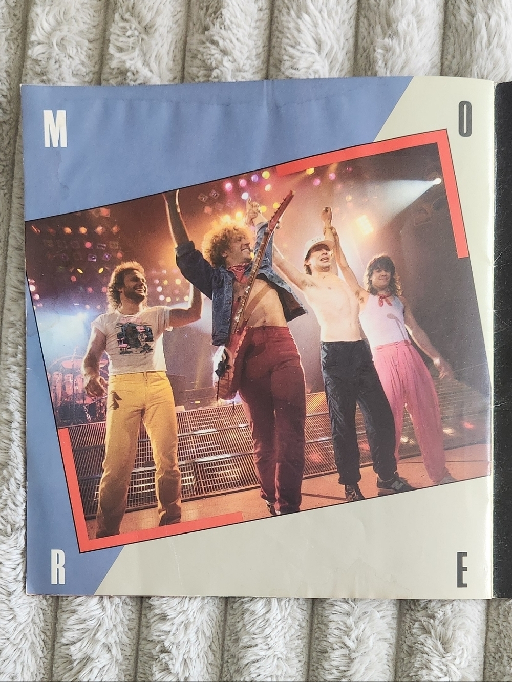 🎸 Vintage 1986 Van Halen 5150 World Tour Program Sammy Hagar EVH Classic Rock - Picture 11 of 12